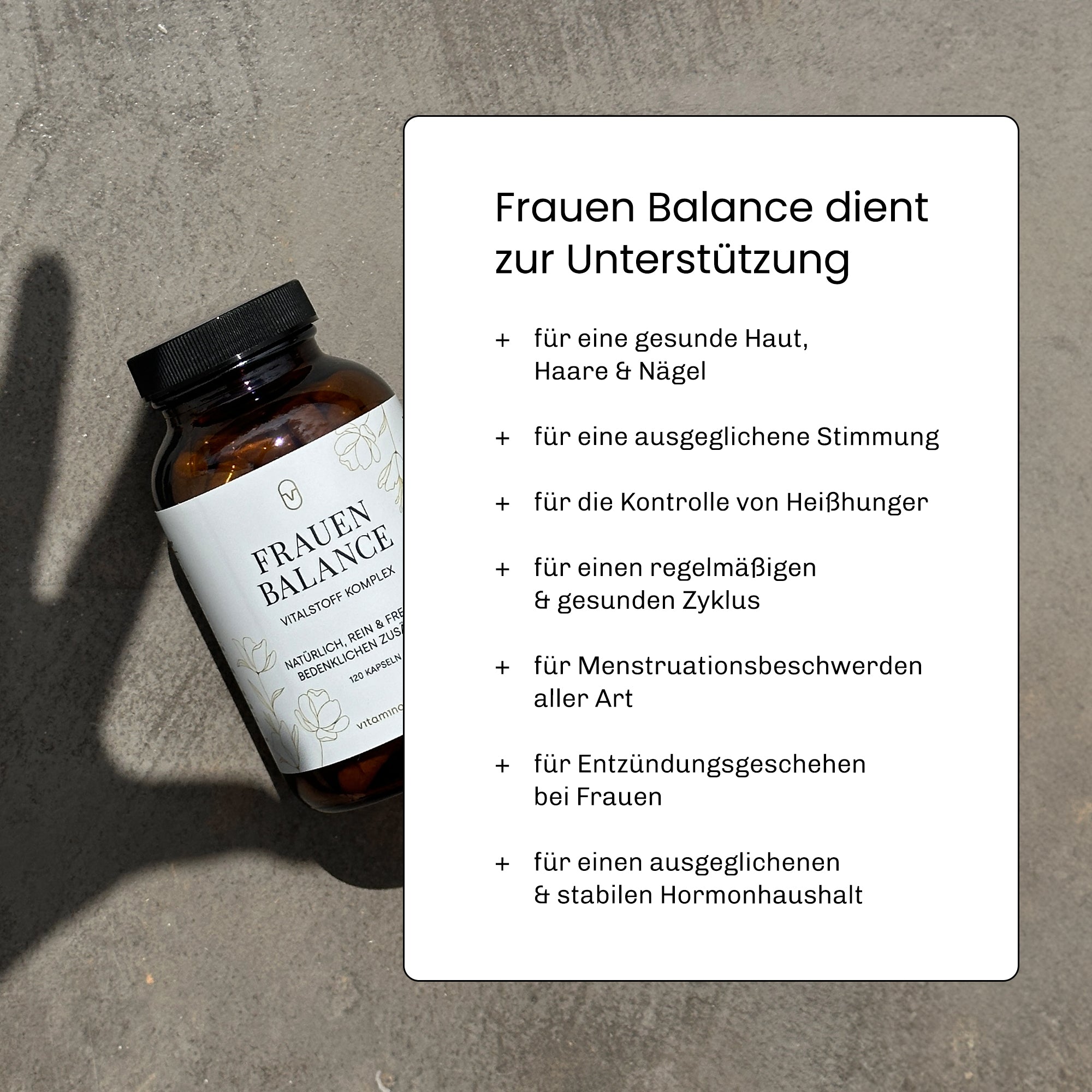 Frauen Balance - 120 Kapseln 1 Monats Packung